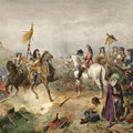High quality wall art fine art oil painitng handpainted on canvas" Battlefield " stunningoilpainting.com