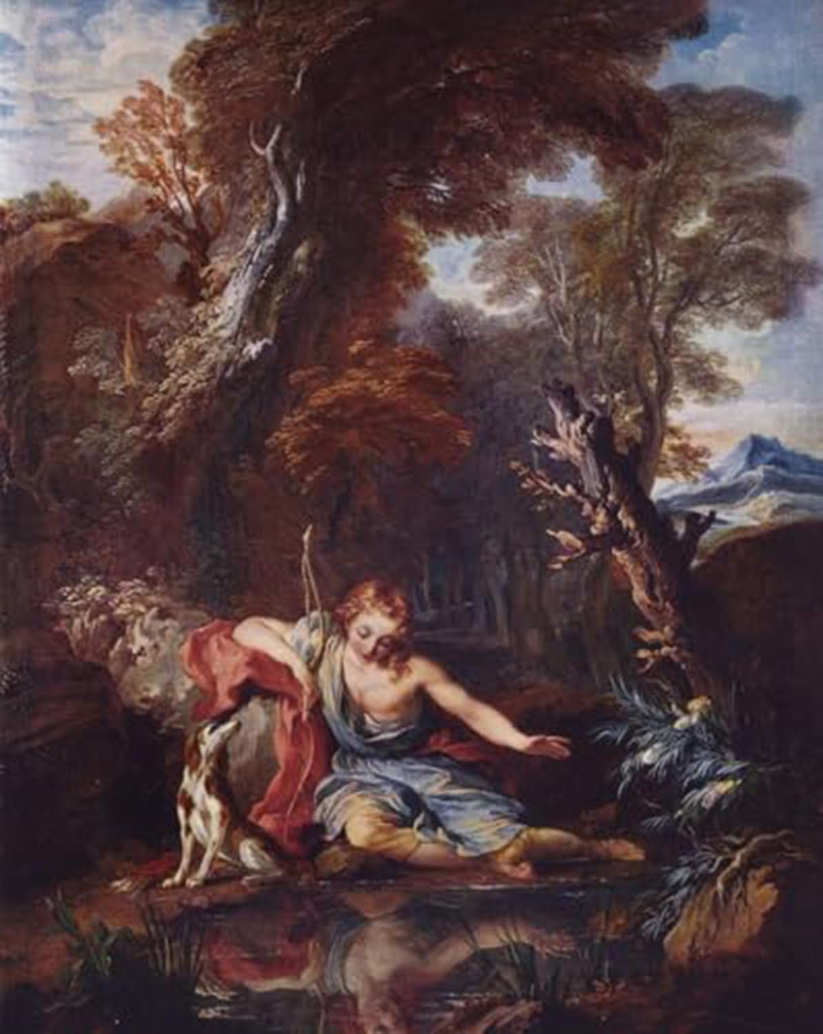 High quality wall art oil painitng handpainted on canvas""narcissus" stunningoilpainting.com