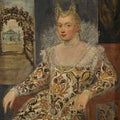 High quality wall art oil painitng handpainted on canvas" "Portrait of a noblewoman"" stunningoilpainting.com