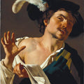 High quality wall art fine art oil painitng handpainted on canvas"a young man" stunningoilpainting.com