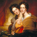 High quality wall art oil painitng handpainted on canvas"The Sisters" stunningoilpainting.com