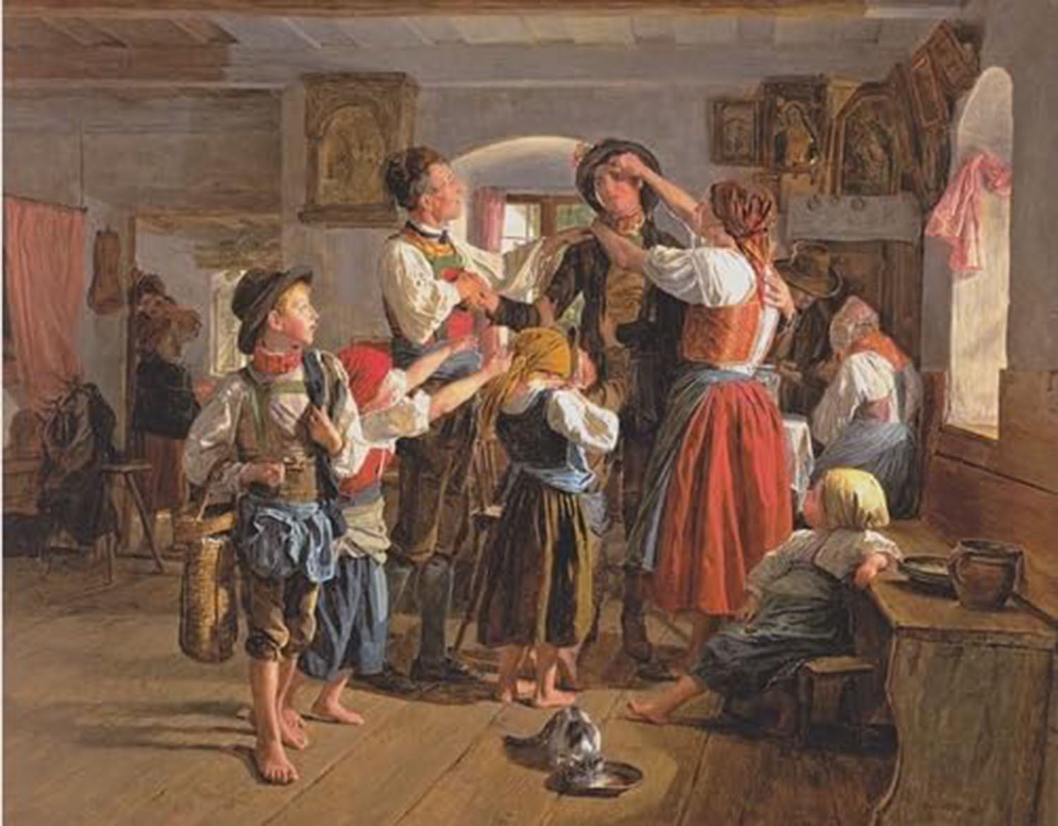 High quality wall art oil painitng handpainted on canvas"Farewell to the Magician " stunningoilpainting.com