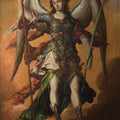 High quality wall art oil painitng handpainted on canvas"Saint Michael" stunningoilpainting.com