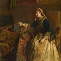 High quality wall art oil painitng handpainted on canvas"Lost in Thought" stunningoilpainting.com