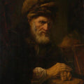 High quality wall art oil painitng handpainted on canvas"An Old Man in a Fur Cap" stunningoilpainting.com