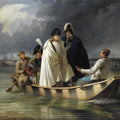 High quality wall art oil painitng handpainted on canvas" Napoleon crossing the river" stunningoilpainting.com