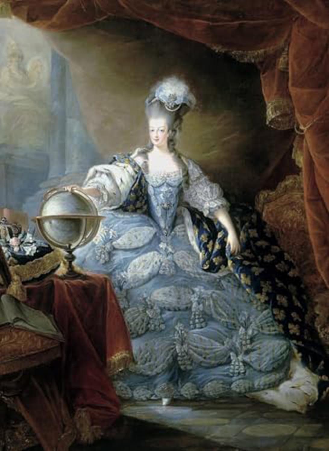 High quality wall art oil painitng handpainted on canvas"Portrait of Marie-Antoinette of Austria" stunningoilpainting.com