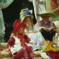 High quality wall art oil painitng handpainted on canvas "Children" stunningoilpainting.com