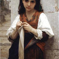 High quality wall art oil painitng handpainted on canvas " Knitting " stunningoilpainting.com