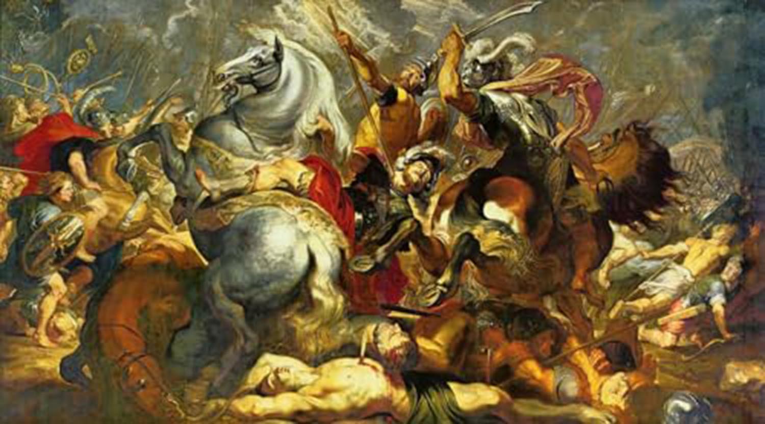 High quality wall art oil painitng handpainted on canvas "in the battle" stunningoilpainting.com