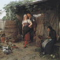 High quality wall art fine art oil painitng handpainted on canvas"secret" stunningoilpainting.com