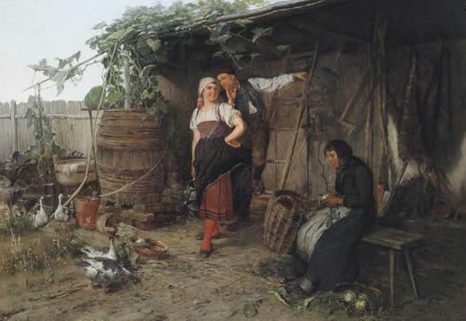 High quality wall art fine art oil painitng handpainted on canvas"secret" stunningoilpainting.com