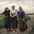 High quality wall art oil painitng handpainted on canvas "three friends" stunningoilpainting.com