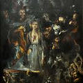 High quality wall art oil painitng handpainted on canvas"Fantasy based on Goethe's Faust" stunningoilpainting.com