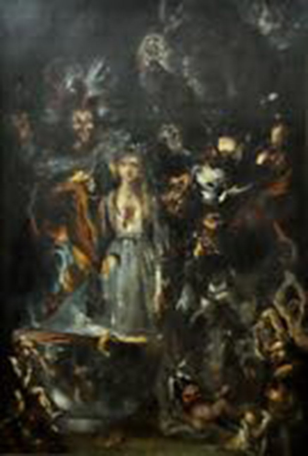 High quality wall art oil painitng handpainted on canvas"Fantasy based on Goethe's Faust" stunningoilpainting.com