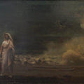 High quality wall art oil painitng handpainted on canvas"The Japanese woman in the room" stunningoilpainting.com