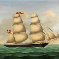 High quality wall art oil painitng handpainted on canvas"a ship on the sea " stunningoilpainting.com