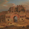 High quality wall art oil painitng handpainted on canvas”Through the ruins” stunningoilpainting.com