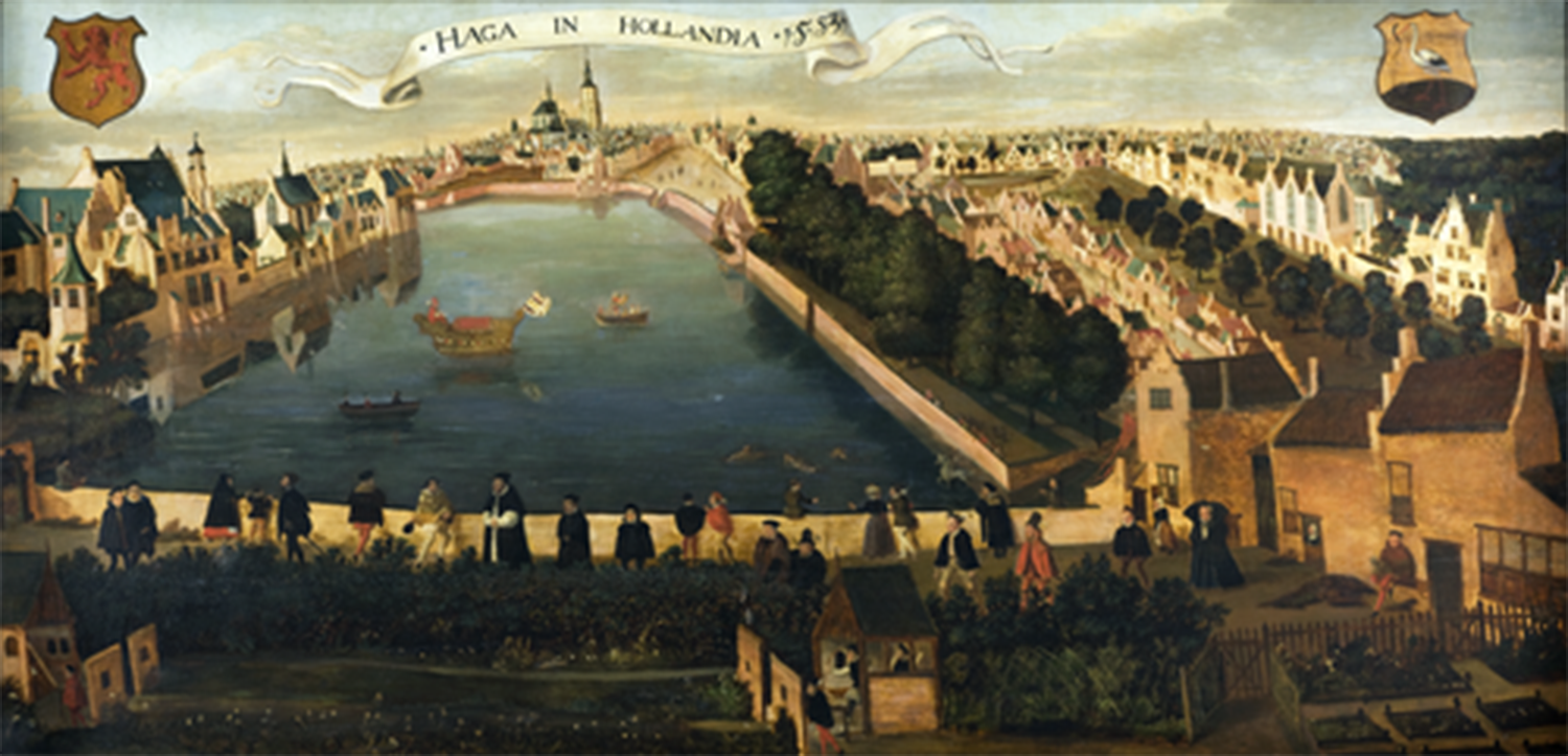 High quality wall art oil painitng handpainted on canvas "the shooting ranges of the Hague civic guard" stunningoilpainting.com