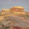 High quality wall art oil painitng handpainted on canvas ”ruins” stunningoilpainting.com