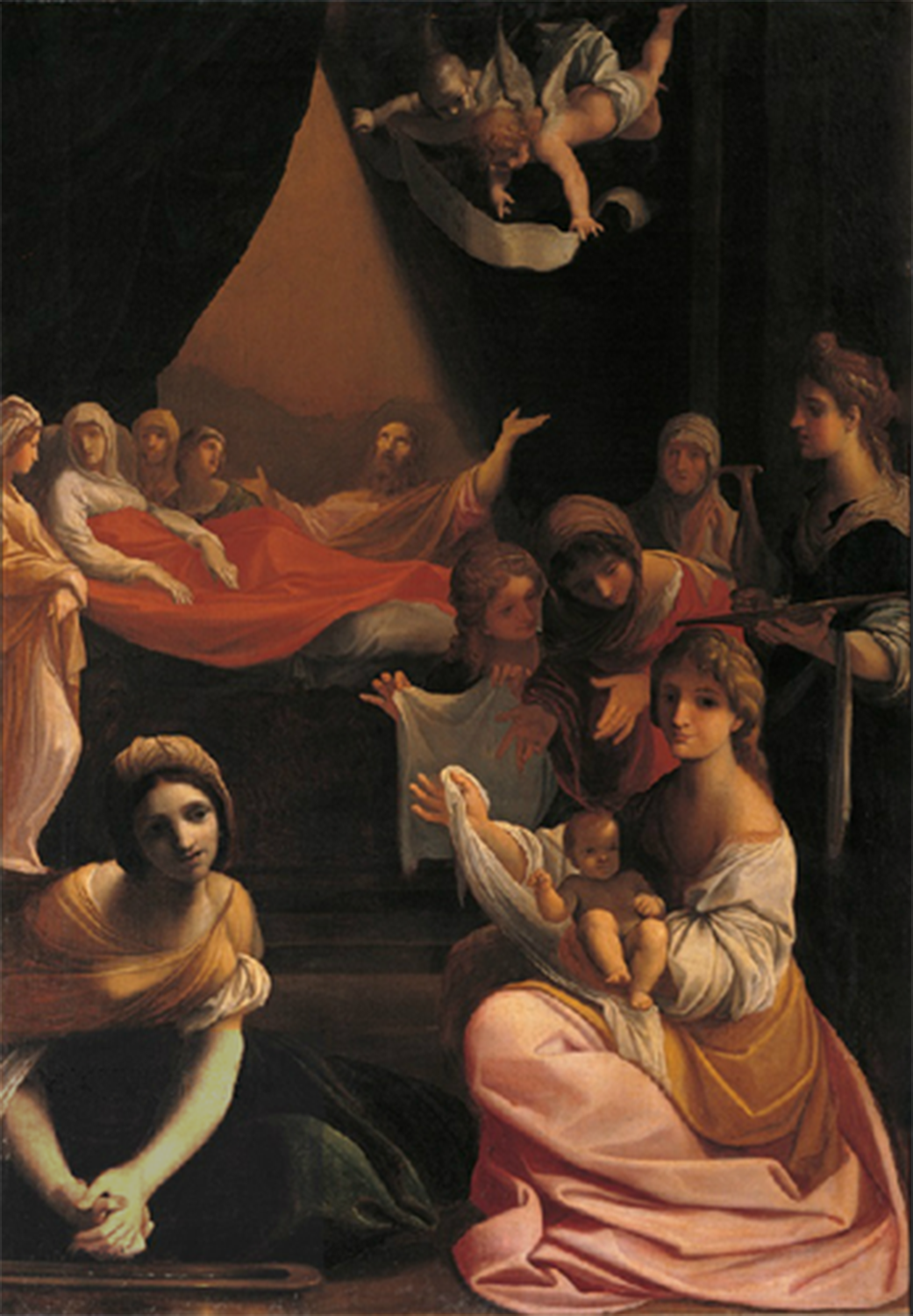 high quality wall art oil painitng handpainted on canvas "nativity of the baptist " stunningoilpainting.com