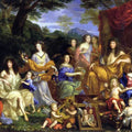 high quality wall art oil painitng handpainted on canvas" louis xiv's mythological family " stunningoilpainting.com
