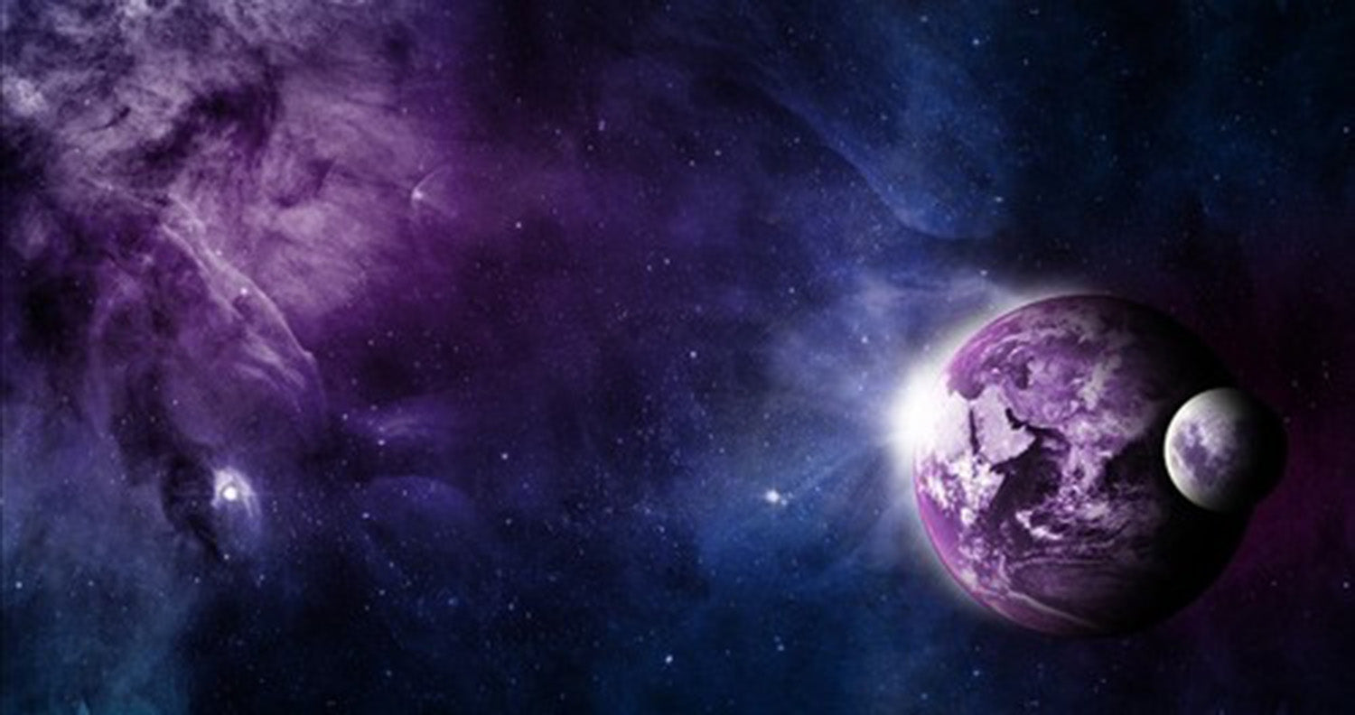 High quality wall art oil painitng handpainted on canvas "planets in space " stunningoilpainting.com