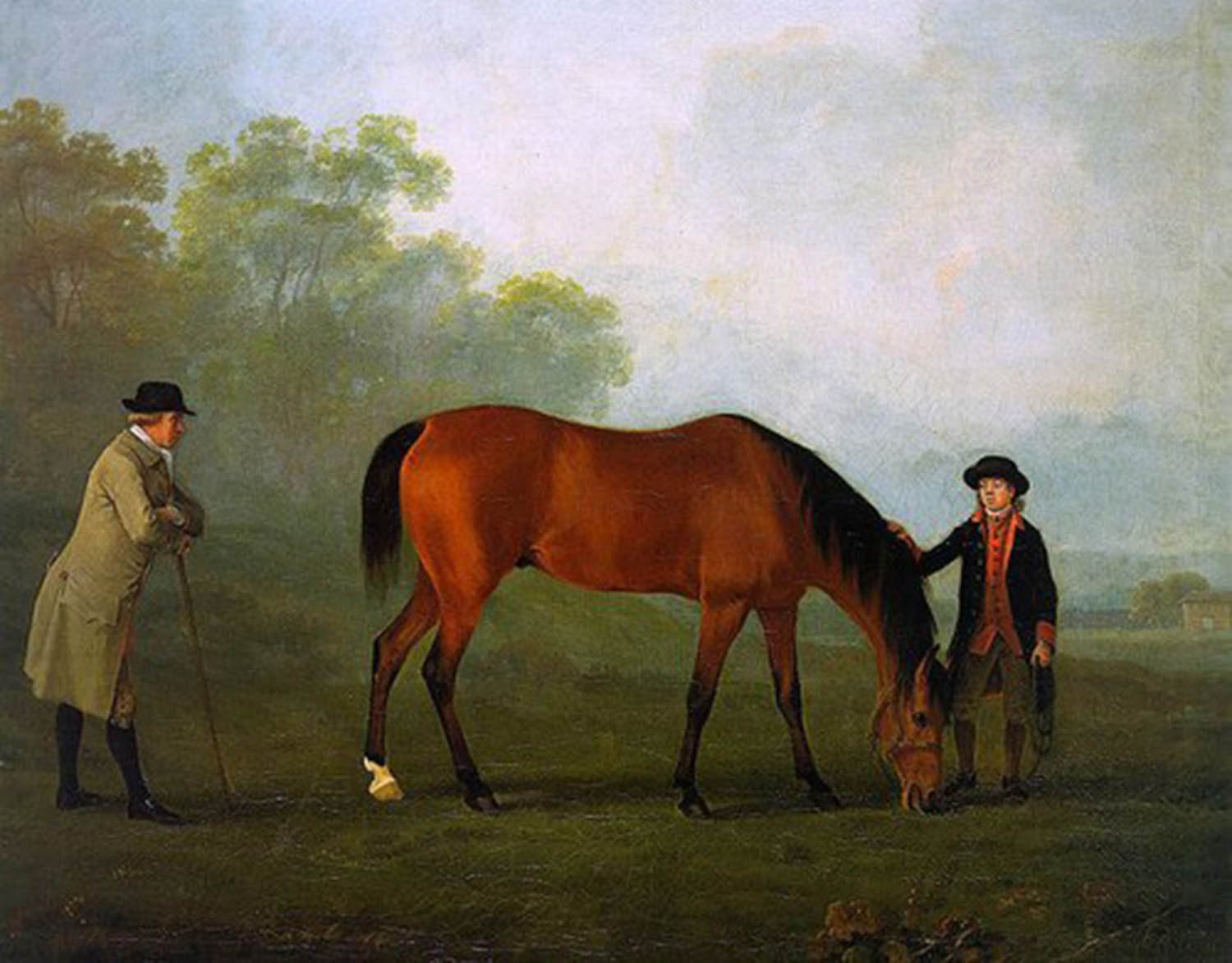 High quality wall art fine art oil painitng handpainted on canvas "two men and a horse" stunningoilpainting.com