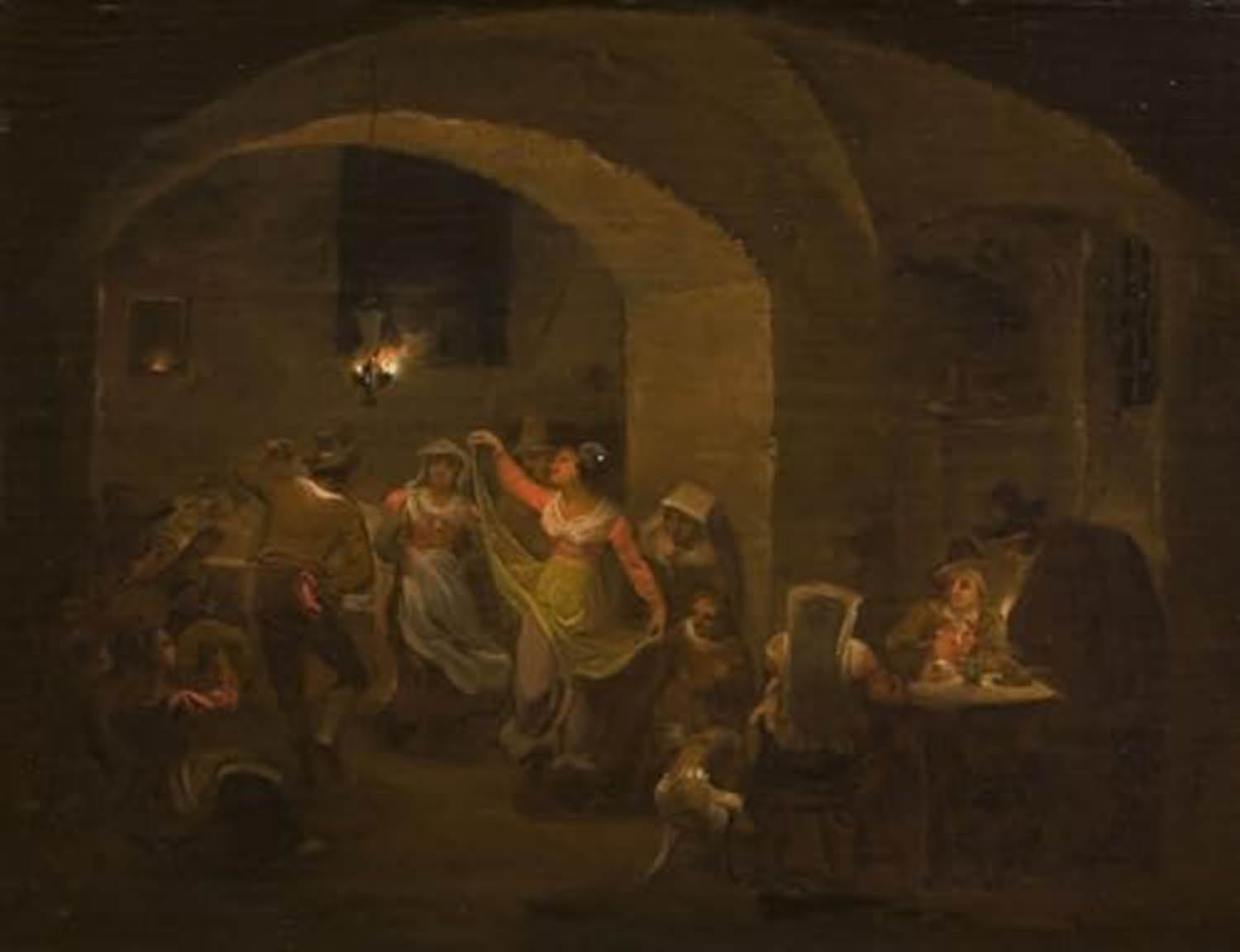 High quality wall art fine art oil painitng handpainted on canvas"Dancing scene" stunningoilpainting.com