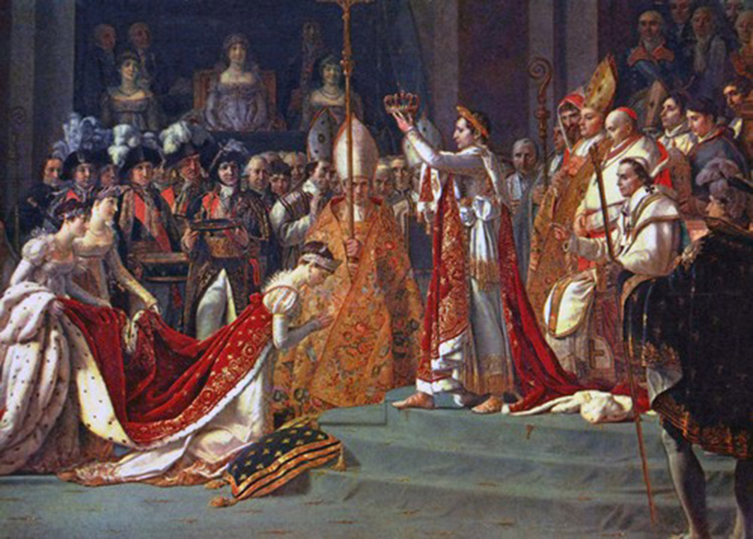 High quality wall art fine art oil painitng handpainted on canvas"the coronation of the emperor napoleon i, and the empress " stunningoilpainting.com