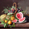High quality wall art fine art oil painitng handpainted on canvas "Still life with Fruit" stunningoilpainting.com