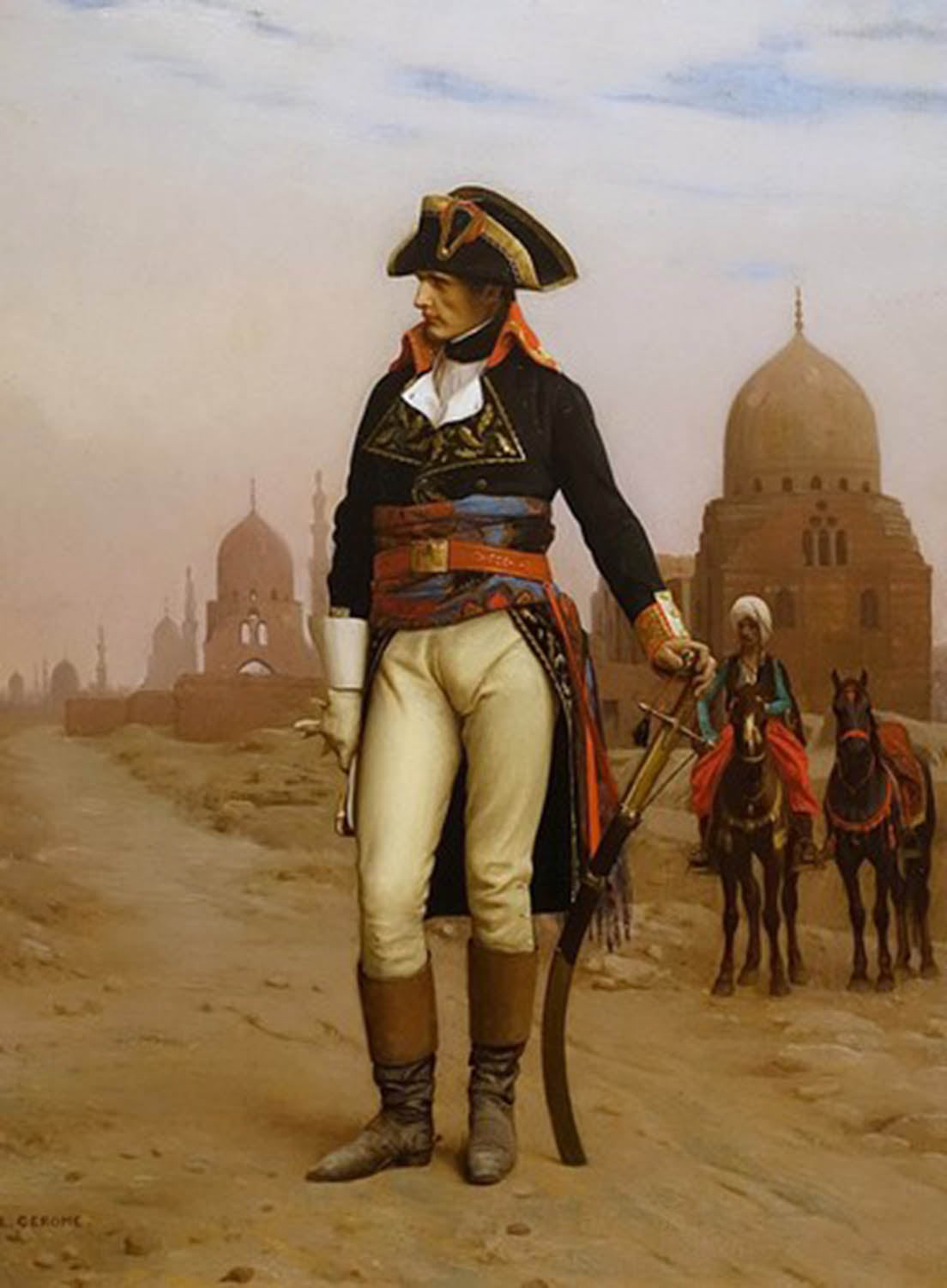 high quality wall art fine art oil painitng handpainted on canvas“Napoleon in Egypt " stunningoilpainting.com