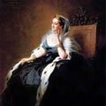 High quality wall art fine art oil painitng handpainted on canvas"The Queen sitting on the throne" stunningoilpainting.com