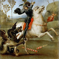 High quality wall art fine art oil painitng handpainted on canvas"a female warrior fighting with monster" stunningoilpainting.com
