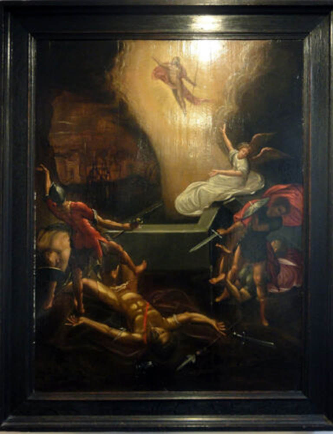 High quality wall art fine art oil painitng handpainted on canvas"The ascension of Jesus from his grave" stunningoilpainting.com