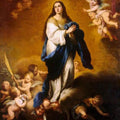 High quality wall art fine art oil painitng handpainted on canvas"Virgin and Angels" stunningoilpainting.com