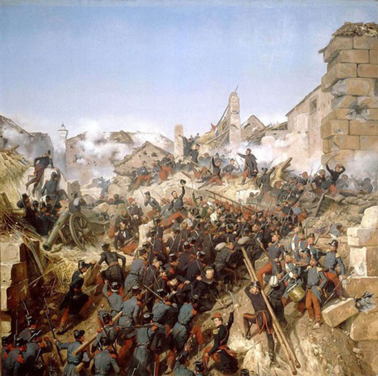 High quality wall art fine art oil painitng handpainted on canvas " A fierce battle" stunningoilpainting.com