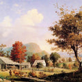 High quality wall art fine art oil painitng handpainted on canvas " countryside" stunningoilpainting.com