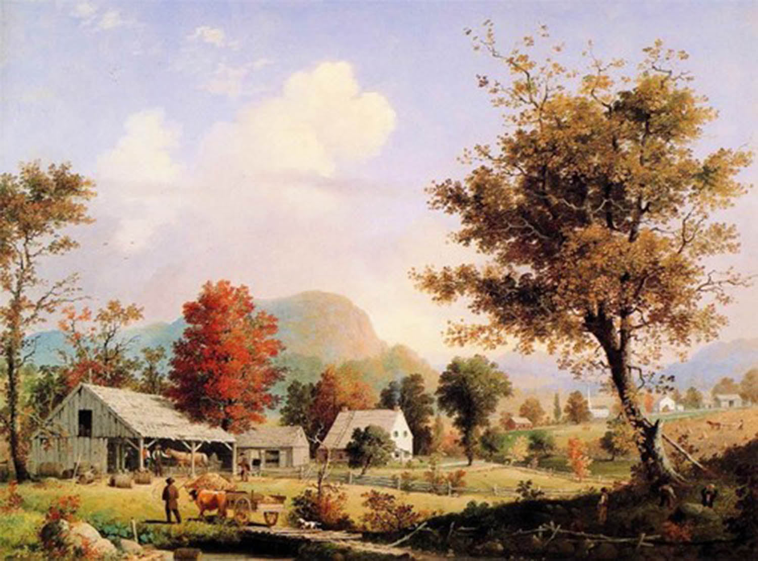 High quality wall art fine art oil painitng handpainted on canvas " countryside" stunningoilpainting.com