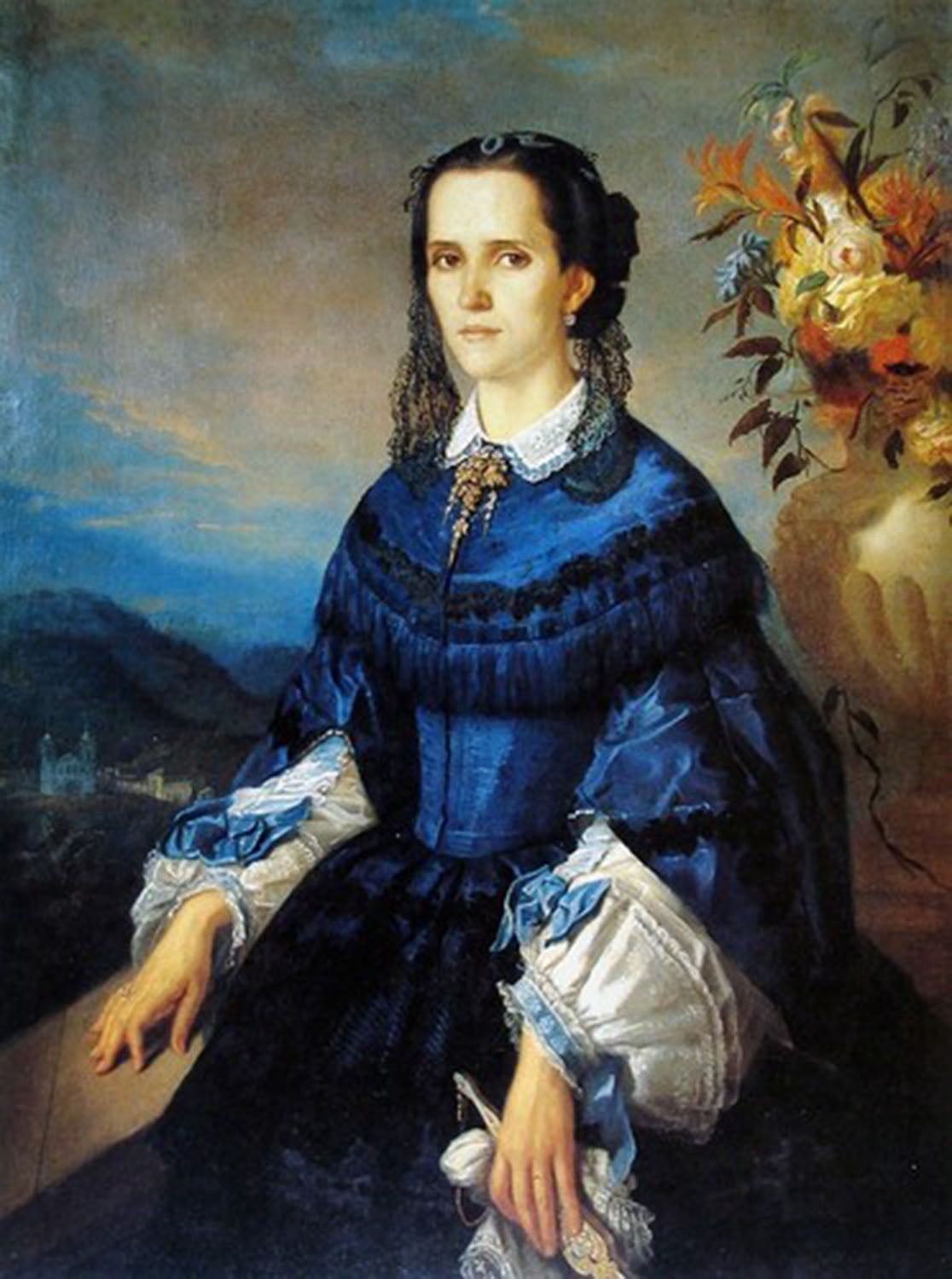 High quality wall art fine art oil painitng handpainted on canvas "A lady " stunningoilpainting.com