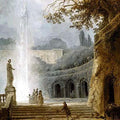 high quality wall art oil painitng handpainted on canvas "The Fountain" stunningoilpainting.com
