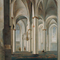 high quality wall art oil painitng handpainted on canvas " Interior of building" stunningoilpainting.com