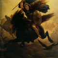 High quality wall art oil painitng handpainted on canvas"Mythical figure" stunningoilpainting.com