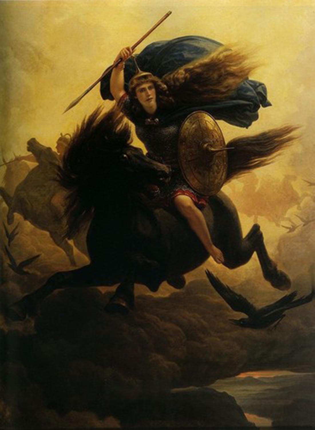 High quality wall art oil painitng handpainted on canvas"Mythical figure" stunningoilpainting.com