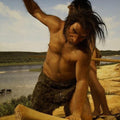 High quality wall art fine art oil painitng handpainted on canvas "Stone Age" stunningoilpainting.com
