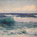 High quality wall art fine art oil painitng handpainted on canvas "Seascape" stunningoilpainting.com