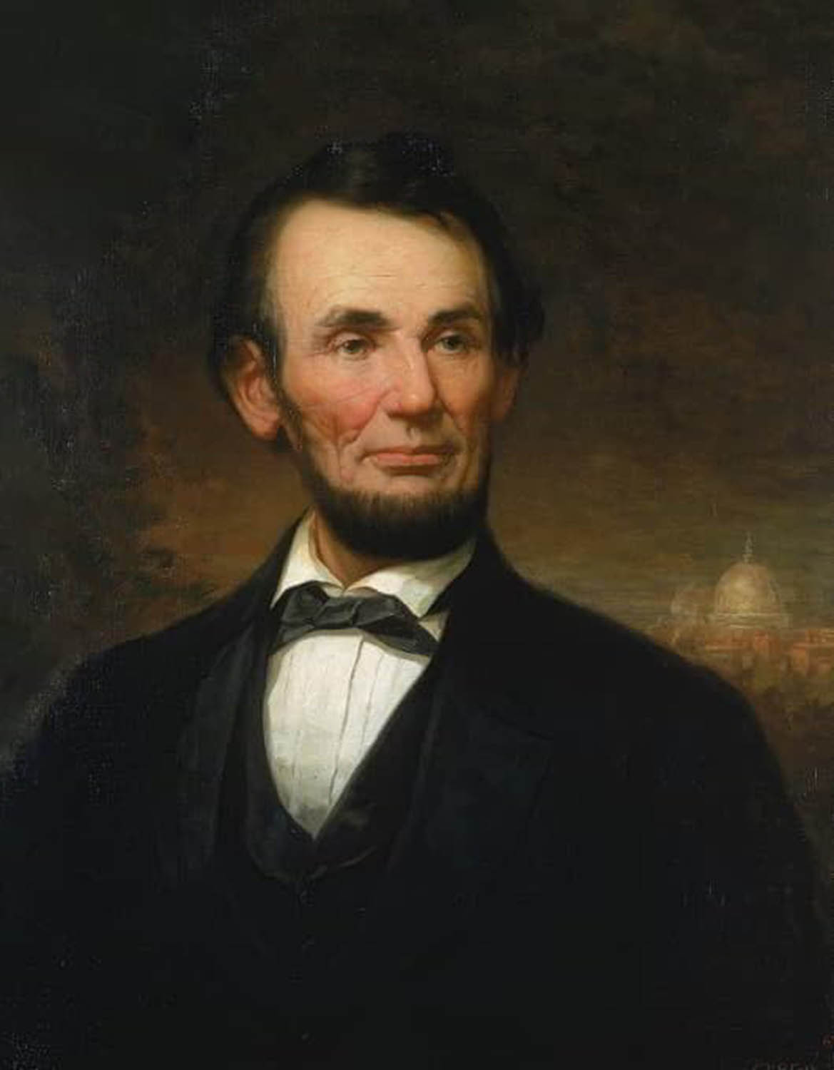 High quality wall art fine art oil painitng handpainted on canvas" Abraham Lincoln " stunningoilpainting.com