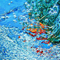 High quality wall art fine art oil painitng handpainted on canvas "Water Bubbles" stunningoilpainting.com