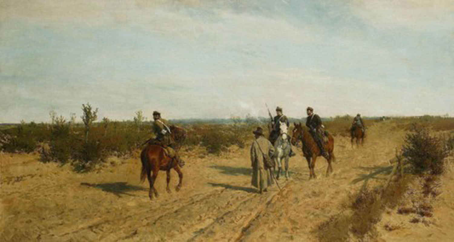 High quality wall art fine art oil painitng handpainted on canvas "Patrol” stunningoilpainting.com