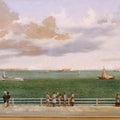 High quality wall art fine art oil painitng handpainted on canvas "landscape of Harbor" stunningoilpainting.com